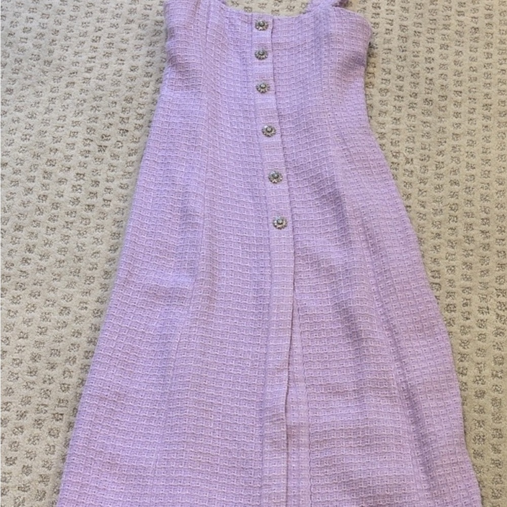 Zara Lilac Button-Down  Dress